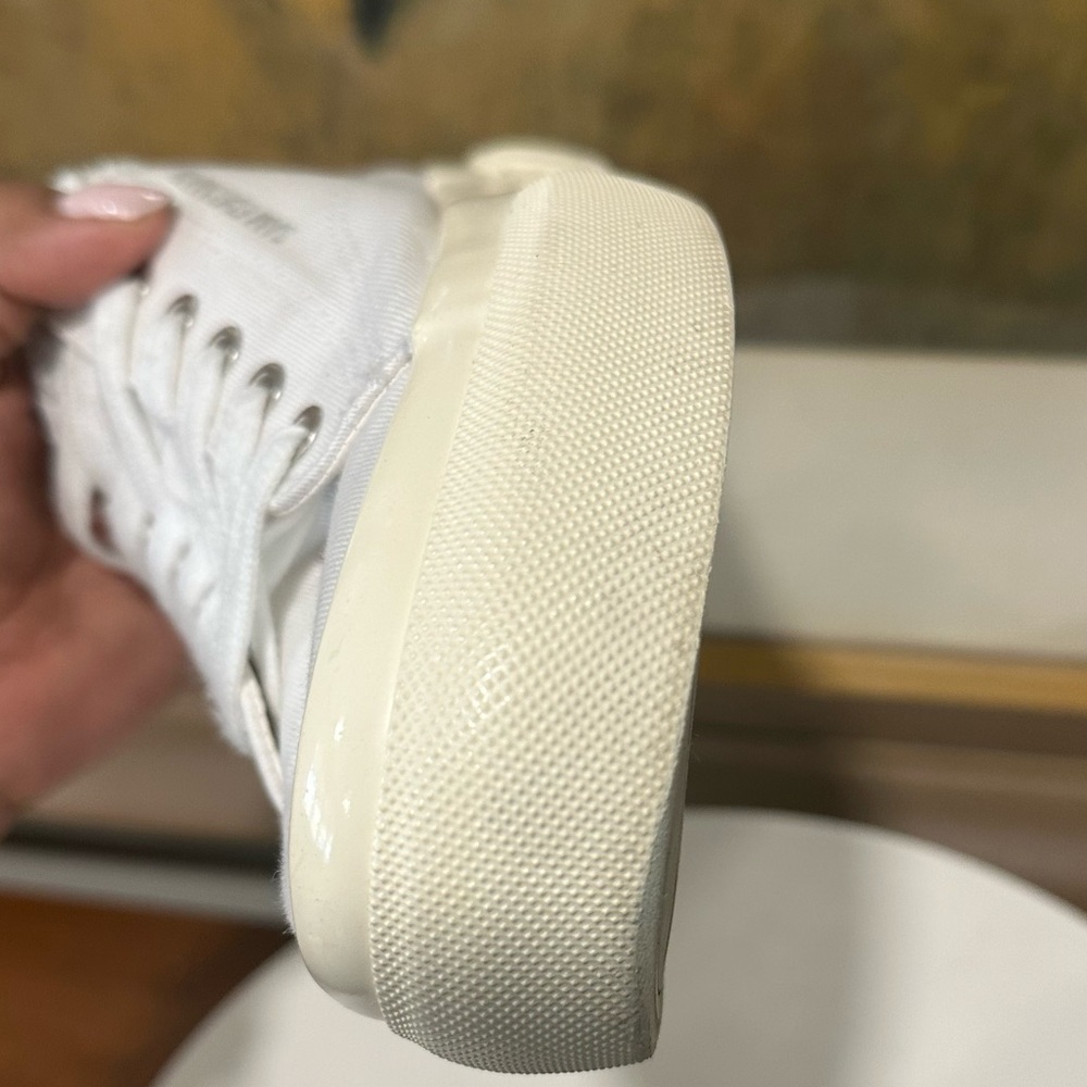 🌸SAM EDELMAN🌸 Sonia Platform Sneakers White Size: 7.5 - Picture 9 of 14